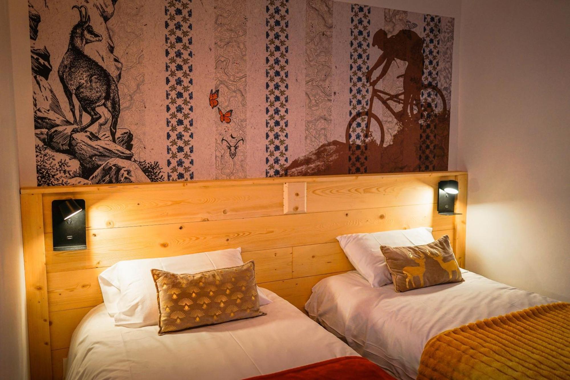 Le Petit Cerf Hotel Cervières Buitenkant foto